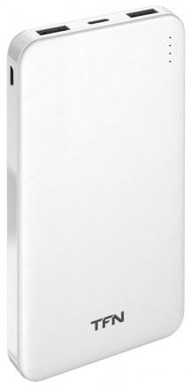 Внешний аккумулятор TFN Slim Duo 10000mAh White