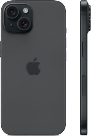 Смартфон Apple iPhone 15 512Gb eSIM + SIM Черный