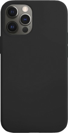 Клип-кейс VLP iPhone 12/12 Pro liquid силикон Black