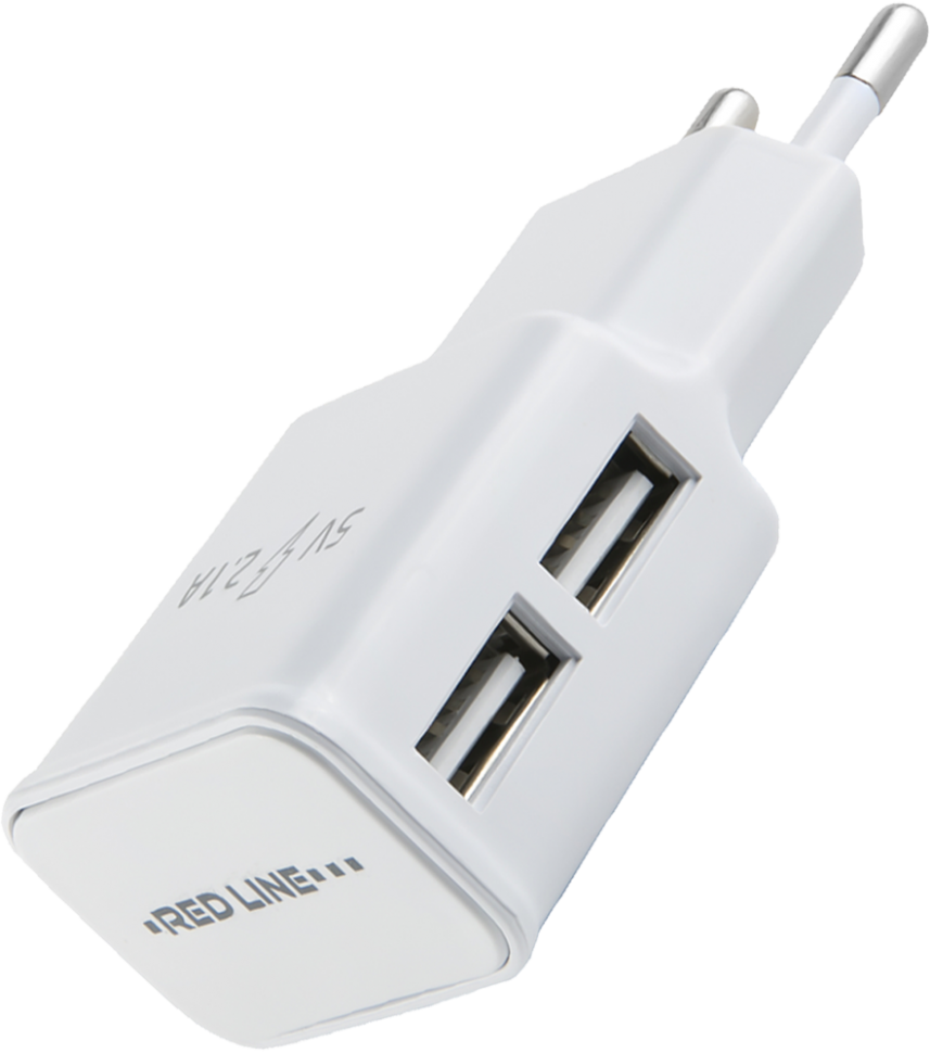 СЗУ RedLine NT-2A 2xUSB 2.1A + дата-кабель microUSB белое СЗУ RedLine NT-2A 2xUSB 2.1A + дата-кабель microUSB белое