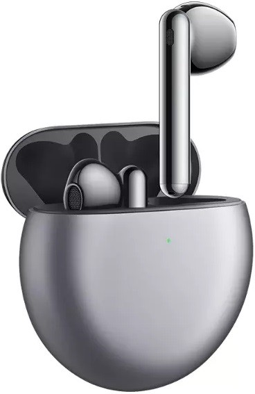 Беспроводные наушники с микрофоном HUAWEI FreeBuds 4 Мерцающий серебристый Беспроводные наушники с микрофоном HUAWEI FreeBuds 4 Мерцающий серебристый