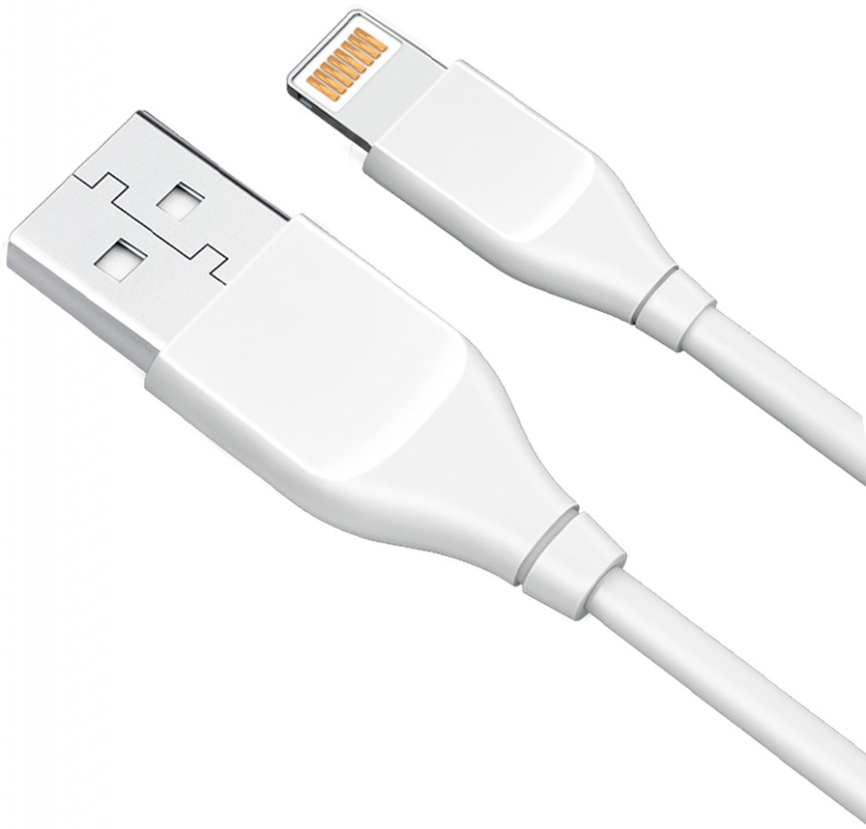Дата-кабель Akai CE-607W USB-A - Lightning Apple 1А 1м White Дата-кабель Akai CE-607W USB-A - Lightning Apple 1А 1м White