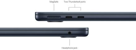 Ноутбук Apple MacBook Air 13&quot; (2024) M3 16/512 Гб Полуночный черный (MXCV3)