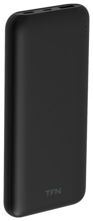 Внешний аккумулятор TFN Slim Duo2 10000mAh c функцией Power Delivery Black