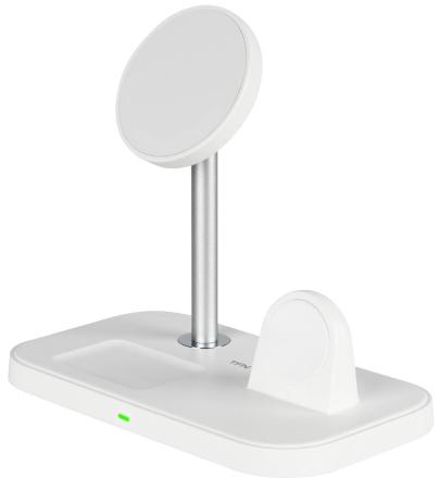 Беспроводное зарядное устройство TFN Magtrio Stand 23W Белое
