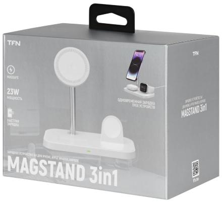 Беспроводное зарядное устройство TFN Magtrio Stand 23W Белое