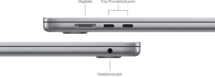 Ноутбук Apple MacBook Air 15&quot; (2024) M3 8/512 Гб Серый космос (MRYN3)