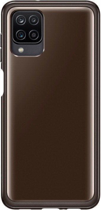 Клип-кейс Samsung Galaxy A12 Soft Clear Cover Black (EF-QA125TBEGRU)