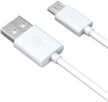 Дата-кабель Akai CE-453W USB-microUSB 1м 1.5А White