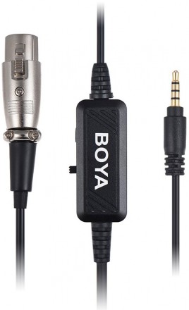 Кабель микрофонный Boya BY-BCA6 XLR Black