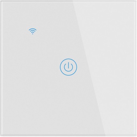 Умный выключатель Geozon WS-01 1 линия безнулевой White