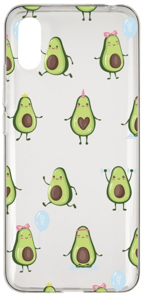 Клип-кейс RedLine Xiaomi Redmi 9A принт Авокадо 02 Клип-кейс RedLine Xiaomi Redmi 9A принт Авокадо 02