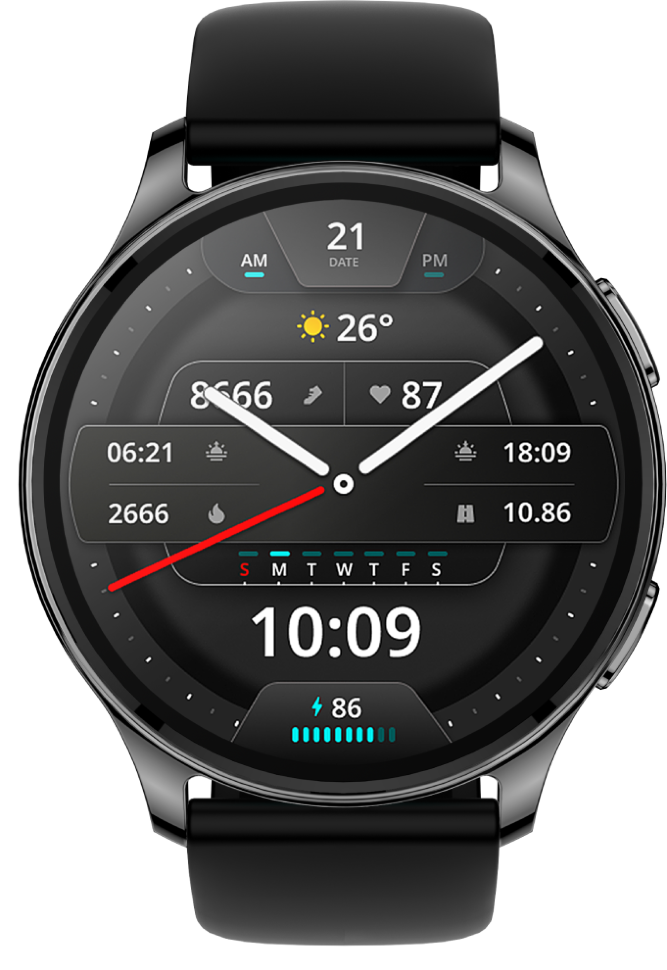 Часы Amazfit Pop 3R Черные Часы Amazfit Pop 3R Черные