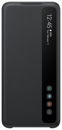 Чехол-книжка Samsung Galaxy S20 Smart Clear View Cover Black (EF-ZG980CBEGRU)