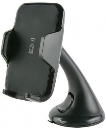 Держатель автомобильный RedLine HQi-02 с функцией беспроводной зарядки Black