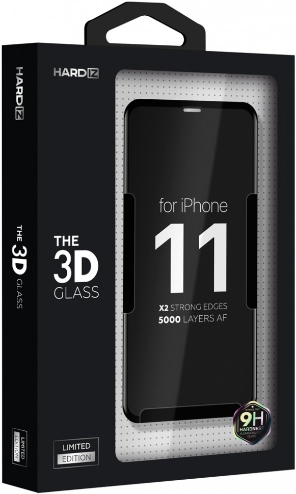 Стекло защитное Hardiz Apple iPhone 11 The 3D комплект 360 +аппликатор Стекло защитное Hardiz Apple iPhone 11 The 3D комплект 360 +аппликатор