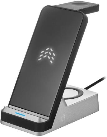 Беспроводное зарядное устройство Rocket Stand 3 in 1 30W Черное