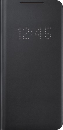 Чехол-книжка Samsung Galaxy S21 Plus Smart LED View Cover Black (EF-NG996PBEGRU)