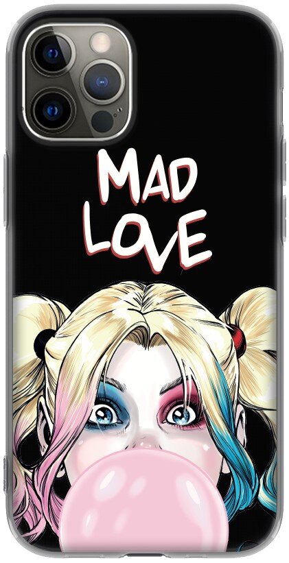Клип-кейс Deppa Apple iPhone 12/12 Pro DC Comics Harley Quinn 01 logo Клип-кейс Deppa Apple iPhone 12/12 Pro DC Comics Harley Quinn 01 logo