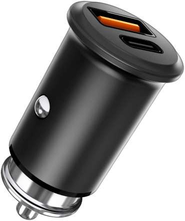 АЗУ TFN USB Type-C, USB Type-A, PD, QC Black