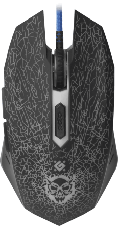 Мышь Defender Shock GM-110L игровая black