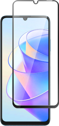 Стекло защитное для Honor X7a Черная рамка