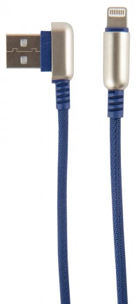 Дата-кабель RedLine USB-Lightning 1м Blue