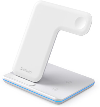 Беспроводное мультизарядное устройство Deppa 24017 Apple 20W White