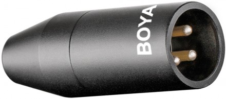 Конвертер Boya 35C-XLR Mini-Jack в XLR Black