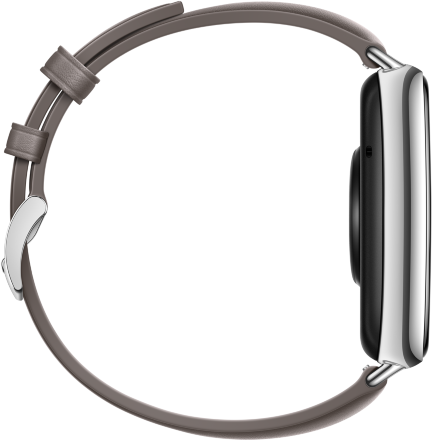 Часы HUAWEI Watch FIT 2 Classic Edition кожаный ремешок Серые (Yda-B19V)