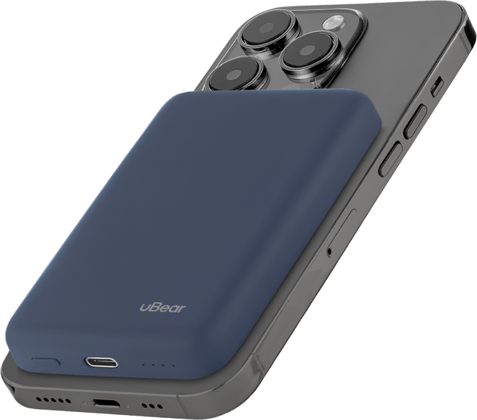 Внешний аккумулятор uBear Flow Magnetic 5000mAh PD 20W Синий Внешний аккумулятор uBear Flow Magnetic 5000mAh PD 20W Синий