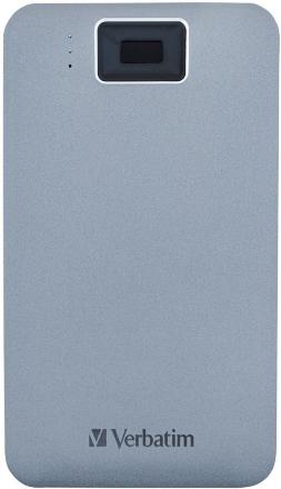 Внешний жесткий диск Verbatim EXECUTIVE FINGERPRINT SECURE HDD USB 3.2 GEN 1 USB-C 2TB Серый