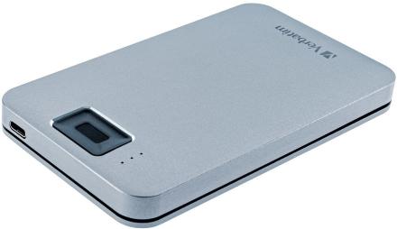 Внешний жесткий диск Verbatim EXECUTIVE FINGERPRINT SECURE HDD USB 3.2 GEN 1 USB-C 2TB Серый