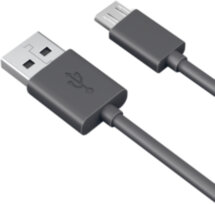 Дата-кабель Akai CE-453B USB-microUSB 1м 1.5А Black