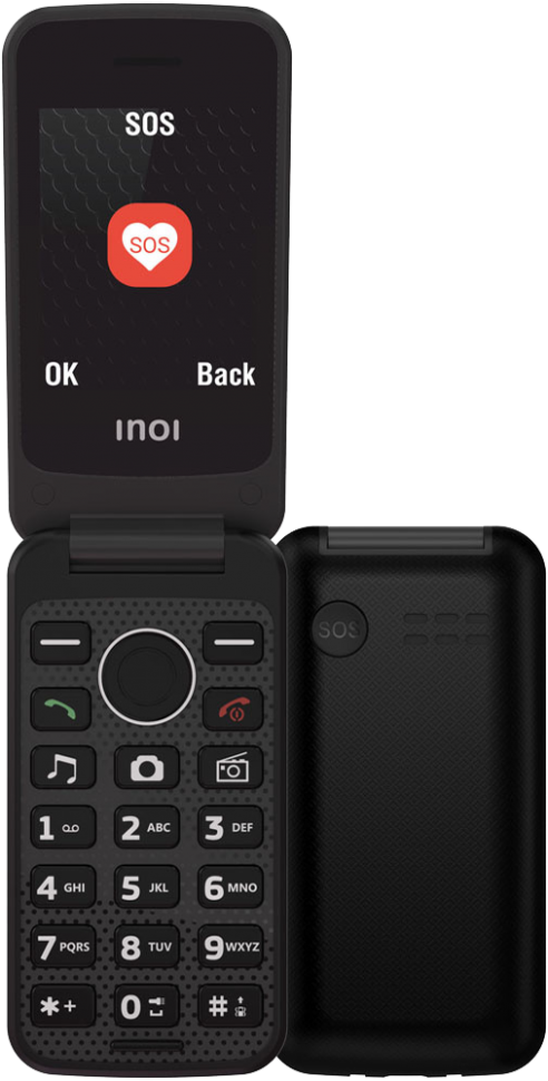 Мобильный телефон INOI 247B Dual sim Чёрный Мобильный телефон INOI 247B Dual sim Чёрный