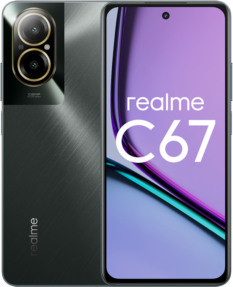 Смартфон realme C67 6/128 Гб Черный Смартфон realme C67 6/128 Гб Черный