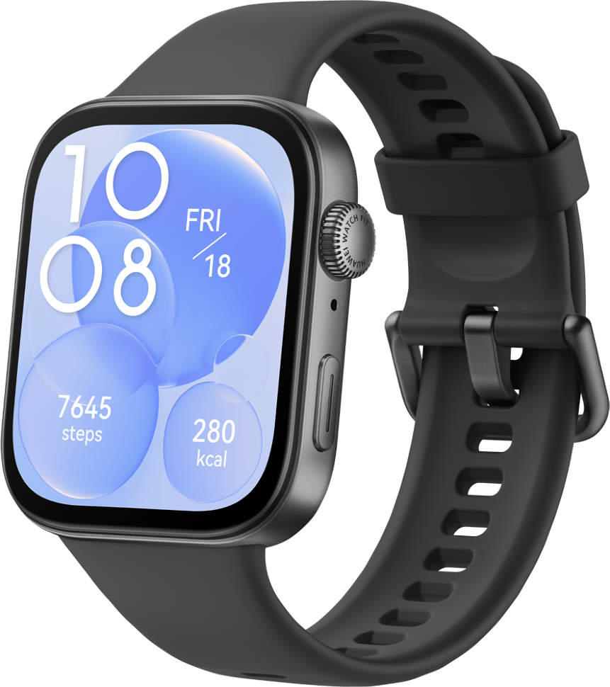 Часы HUAWEI Watch FIT 3 Solo-B09S Чёрные Часы HUAWEI Watch FIT 3 Solo-B09S Чёрные