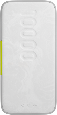 Внешний аккумулятор InfinityLab InstantGo Built-in Type-C 10000 mAh White (ILING10000CWHT)