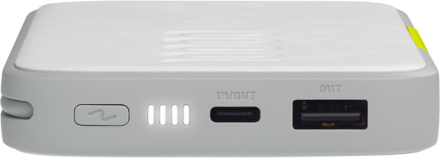 Внешний аккумулятор InfinityLab InstantGo Built-in Type-C 10000 mAh White (ILING10000CWHT)