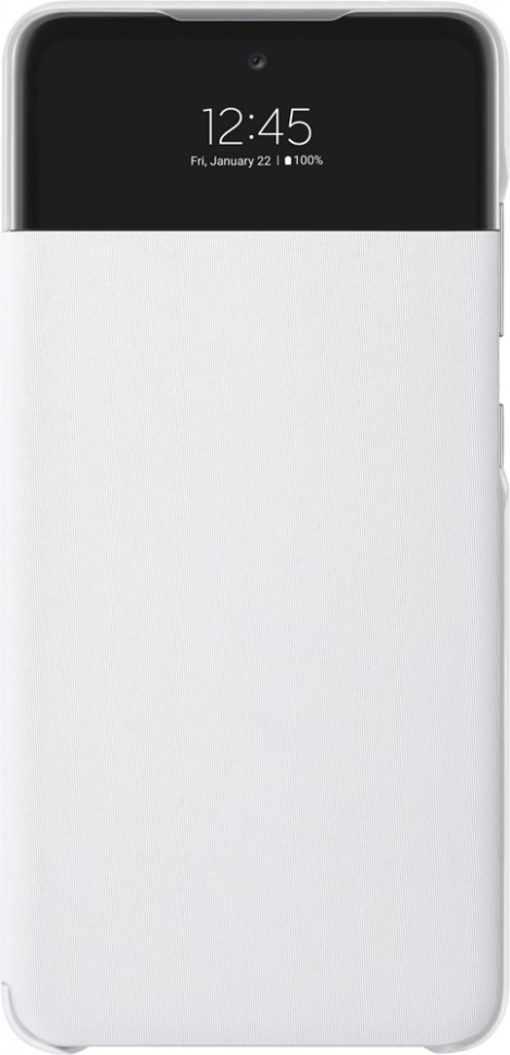 Чехол-книжка Samsung Galaxy A52 Smart S View Wallet Cover White (EF-EA525PWEGRU)