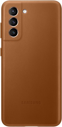 Клип-кейс Samsung Galaxy S21 Leather Cover Brown (EF-VG991LAEGRU)