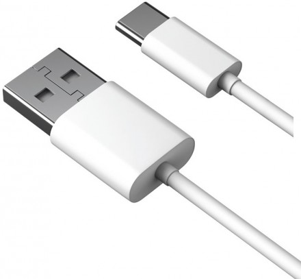 Дата-кабель Akai CE-465W Type-C 1м 2.1А ПВХ White