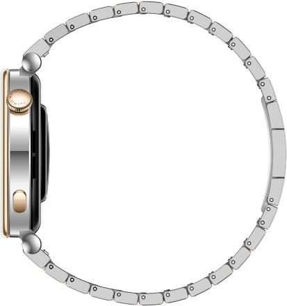 Часы HUAWEI Watch GT 4 Aurora 41мм Серебристо-золотые