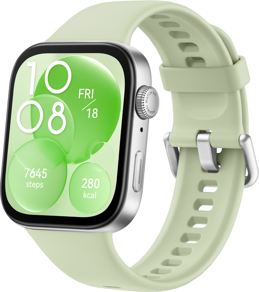 Часы HUAWEI Watch FIT 3 Solo-B09S Зеленые Часы HUAWEI Watch FIT 3 Solo-B09S Зеленые