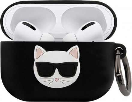 Чехол Karl Lagerfeld Airpods Pro Choupette Black