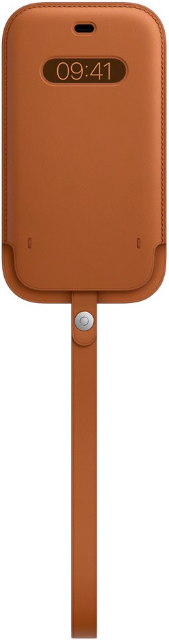 Чехол Apple iPhone 12/12 Pro MagSafe кожаный Золотисто-коричневый (MHYC3ZE/A)
