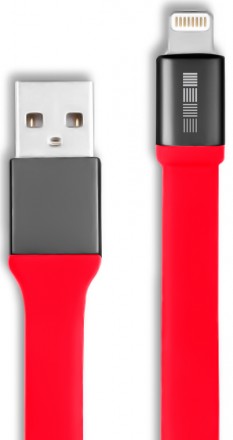 Дата-кабель InterStep Lightning MFI с холдером Red