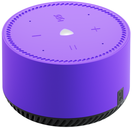 Умная колонка Яндекс.Станция Лайт с голосовым помощником Алиса ультрафиолет