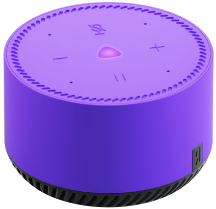 Умная колонка Яндекс.Станция Лайт с голосовым помощником Алиса ультрафиолет