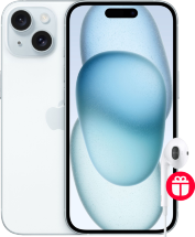 Смартфон Apple iPhone 15 Plus 128Gb eSIM + SIM Голубой